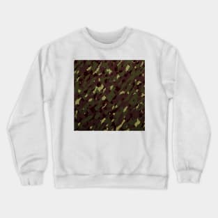 Camouflage - Brown Olive Crewneck Sweatshirt